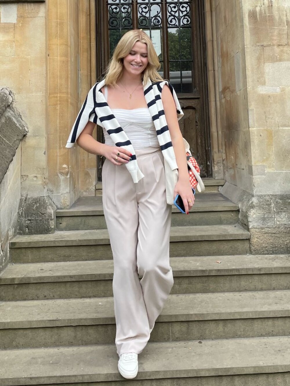 High Waisted Pleated Trousers